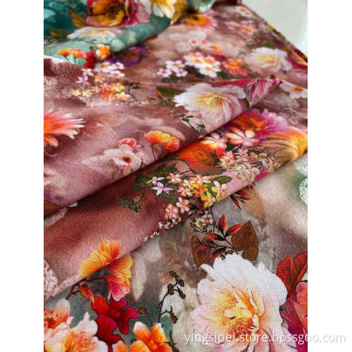 Rayon/Viscose Woven Rayon Poplin Digital Printing Fabric